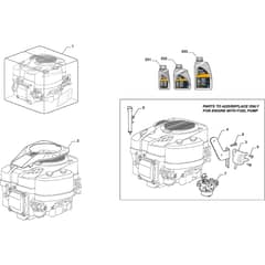 CG 98 SD - 2019-2025 - 2T0515463/C19 - Castel Garden Ride On Mower Fuel Pump Diagram