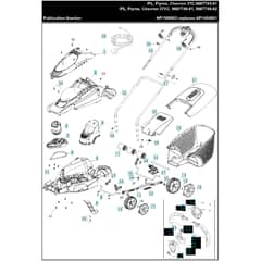 Flymo Chevron 37C - 2016-01 - Lawn Mower Main Assembly