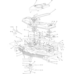 CHEYENNE (B&S) - 2017 - Oleo-Mac Ride On Mower Mowing deck 132 cm Diagram