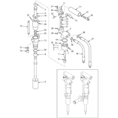 Belle Chipping Hammer - Main Assembly
