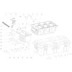 EGO CHU6000E - Multi-Port Charger (Feb 2024) Main Assy Diagram