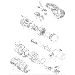 Makita CL003G - Cordless Cleaner - Power Tool Diagram