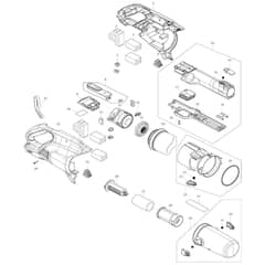 Makita CL004G - Cordless Cleaner - Power Tool Diagram