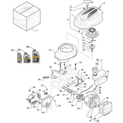CLASSIC 16S - 2022-2025 - 2L0432147/MC - Atco Rotary Mower Engine Diagram