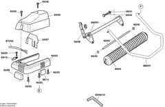 Qualcast Classic Electric 30 - F016313442 - Front Roller Assembly