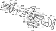 Qualcast Classic Electric 30S - F016313142 - Drive Assembly