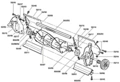 Qualcast Classic Petrol 35S - F016305842 - Cutter Assembly