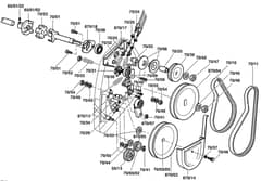 Qualcast Classic Petrol 43S - F016306542 - Drive Assembly