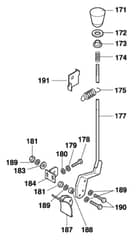 Atco Club B20 - F016L80530 - Brake Lever Assembly