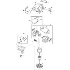 COLLECTOR 48 S AE Kit - 2024-2025 - 2L0482008/UKS - Stiga Rotary Mower Electric Motor Diagram