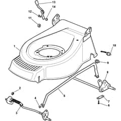 COLLECTOR 53 - 2010 - 290531021/ST9 - Stiga Rotary Mower Deck and Height Adjusting Diagram