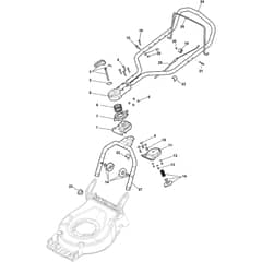 COLLECTOR 543 - 2022 - 2L0431048/ST2 - Stiga Rotary Mower Handle Diagram