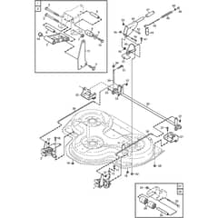 COMBI 100 - 2012-2014 - 13-2977-31 - Stiga Front Mower Deck Controls Diagram