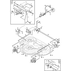 COMBI 100 EL - 2011-2014 - 13-2978-31 - Stiga Front Mower Deck Controls Diagram