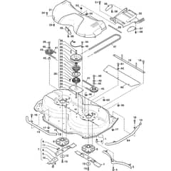 COMBI 105 EL - 2015 - 13-2974-35 - Stiga Front Mower Cutting Deck Diagram