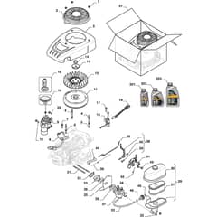 COMBI 1066 H - 2016-2020 - 2T0070481/16 - Stiga Ride On Mower Carburettor Diagram