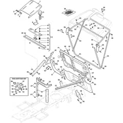 COMBI 1066 H - 2016-2020 - 2T0070481/16 - Stiga Ride On Mower Frame Diagram