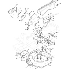 COMBI 1066 HQ AP - 2017-2020 - 2T0073281/AP17 - Stiga Ride On Mower Cutting Plate Diagram