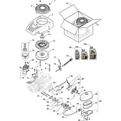 COMBI 166 - 2022-2025 - 2T0070481/ST2 - Stiga Ride On Mower Carburettor Diagram
