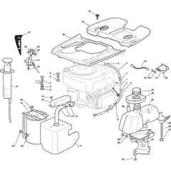 COMBI 3072 H - 2014-2020 - 2T0220281/14 - Stiga Ride On Mower B&S Engine Diagram