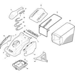 Combi 336c - 2022-2025 - 294340068/ST1 - Stiga Rotary Mower Deck Diagram