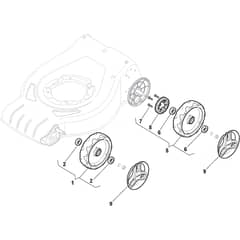COMBI 43 S AE - 2018 - 295432008/STX - Stiga Rotary Mower Wheels and Hub Caps Diagram