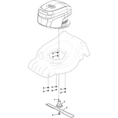 COMBI 48 AE - 2018-2019 - 295485008/ST1 - Stiga Rotary Mower Blade Diagram
