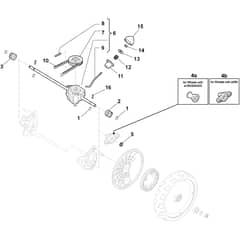 Combi 48 ES - 2012 - 295487074/S11 - Stiga Rotary Mower Transmission Diagram