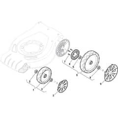 COMBI 48 S - 2011-2013 - 295486044/S11 - Stiga Rotary Mower Wheels and Hub Caps Diagram