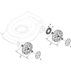 COMBI 48 S - 2010 - 299482044/S10 - Stiga Rotary Mower Wheels and Hub Caps Diagram
