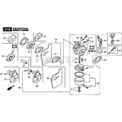 COMBI 48 S H - 2018-2019 - 295486038/ST1 - Stiga Rotary Mower Carburettor Diagram