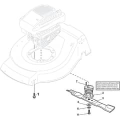 COMBI 48 SQ B - 2015-2016 - 299486828/S15 - Stiga Rotary Mower Blade Diagram