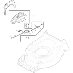 COMBI 48 SQ DAE - 2020 - 2L0483808/ST1 - Stiga Rotary Mower Ejection Guard Diagram