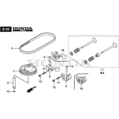 COMBI 48 SQ H - 2018-2019 - 295486838/STX - Stiga Rotary Mower Cam Pulley Diagram
