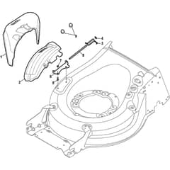 COMBI 50 SQ H - 2017-2018 - 294502838/S17 - Stiga Rotary Mower Ejection Guard Diagram