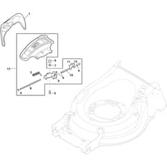 COMBI 50 V AE Kit - 2024-2025 - 294507898/ST3 - Stiga Rotary Mower Ejection Guard Diagram