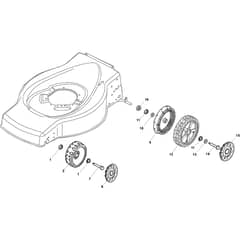 COMBI 53 S B - 2009-2010 - 299275324/ST9 - Stiga Rotary Mower Wheels and Hub Caps Diagram