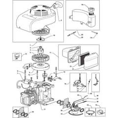 COMBI 53 S BW - 2010 - 299532044/S10 - Stiga Rotary Mower Engine ST 01 Diagram