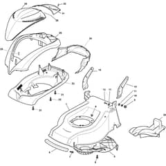 COMBI 53 S BW SILENT - 2010 - 201577044/S10 - Stiga Rotary Mower Chassis Diagram