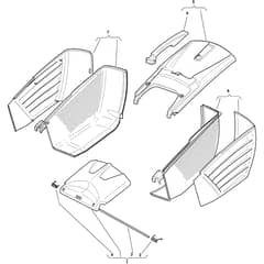 COMBI 53 S BW SILENT - 2010 - 201577044/S10 - Stiga Rotary Mower Grass Catcher Diagram
