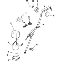 COMBI 53 SEQ - 2019 - 295536648/ST1 - Stiga Rotary Mower Electric Start Controls Diagram