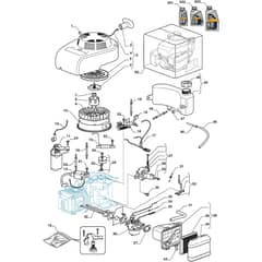 COMBI 53 SEQ - 2014-2019 - 299536548/S14 - Stiga Rotary Mower Engine ST 01 Diagram