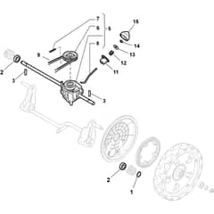 COMBI 53 SQ - 2012-2013 - 299536844/S10 - Stiga Rotary Mower Transmission Diagram