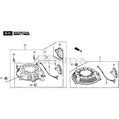 COMBI 53 SV H - 2019 - 299537038/ST1 - Stiga Rotary Mower Recoil Starter Diagram