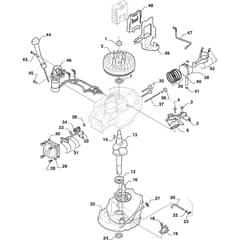 COMBI 553 SE - 2023-2024 - 2L0536648/ST1 - Stiga Rotary Mower Piston Crankshaft Diagram