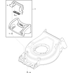 COMBI 748 S - 2022-2025 - 2L0486848/ST2 - Stiga Rotary Mower Mask Diagram