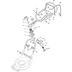 COMBI 748 V - 2023-2025 - 2L0487838/STX - Stiga Rotary Mower Handle Diagram