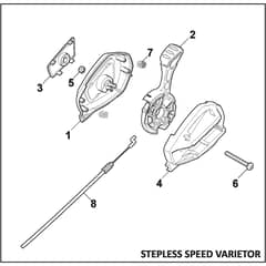 COMBI 955 V H - 2022 - 294557838/ST3 - Stiga Rotary Mower Control Speed Variator Diagram
