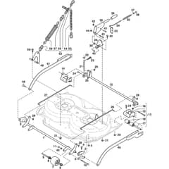 COMBI 95 - 2015 - 13-2964-35 - Stiga Front Mower Deck Controls Diagram