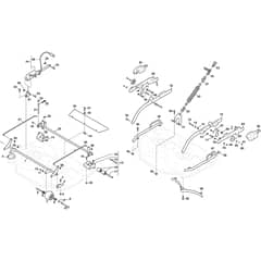 COMBI 95 Q PLUS - 2022-2025 - 2D6209521/ST2 - Stiga Front Mower Deck Controls Diagram